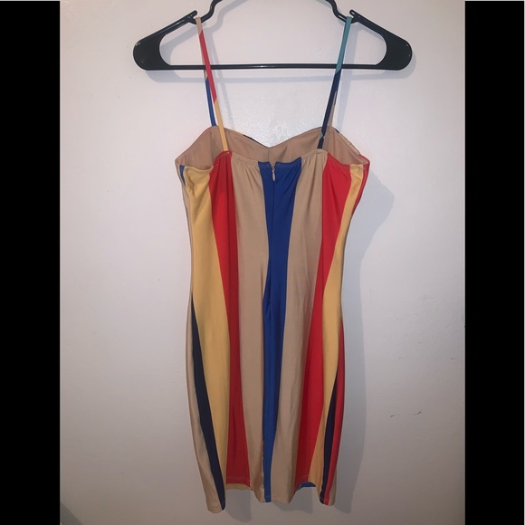 Multi-colored striped Mini Dress - Picture 3 of 3